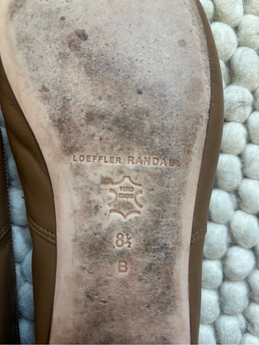 Loeffler Randall Ballet Flat in Safari Brown size 8.5 - Picture 9 of 11